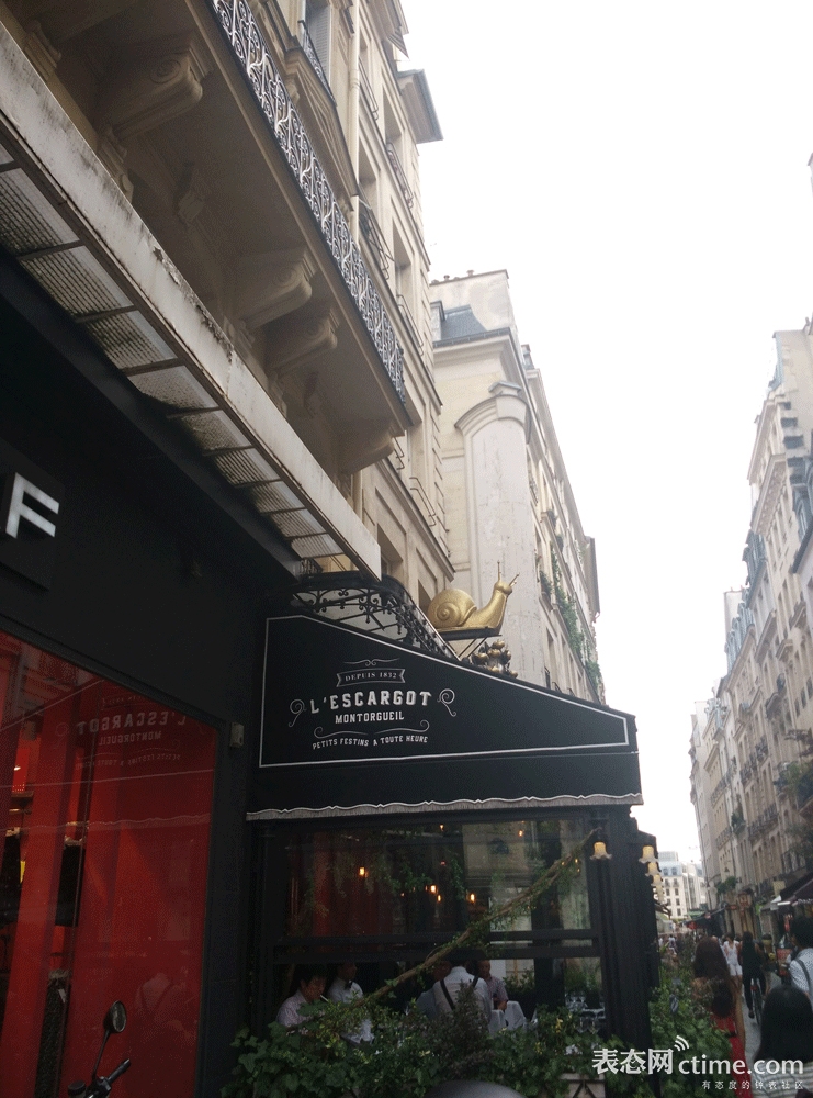 给表迷的巴黎游玩地图，L'escargot Montorgueil百年金蜗牛餐馆