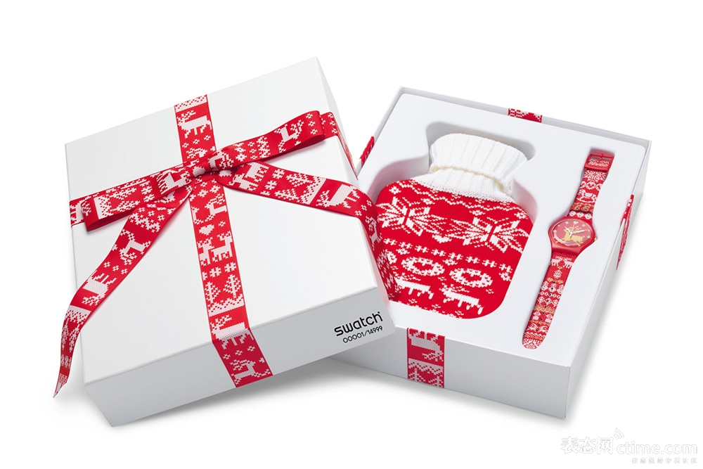 玩味swatch包装,2013年圣诞款- Red Knit