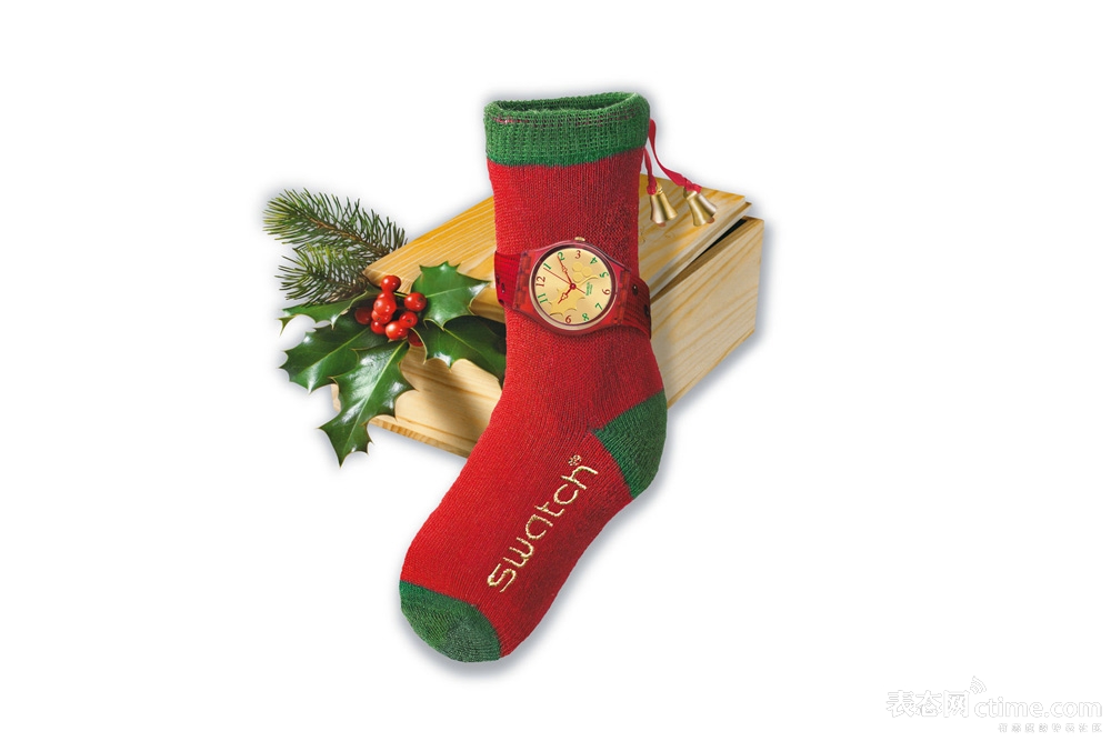 玩味swatch包装,2004年圣诞款- Holly Joy