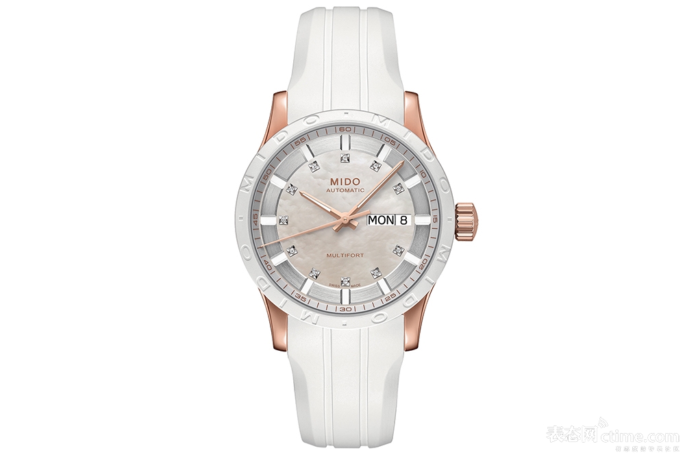 2014 Baselworld美度舵手系列新款白色女士钻石腕表