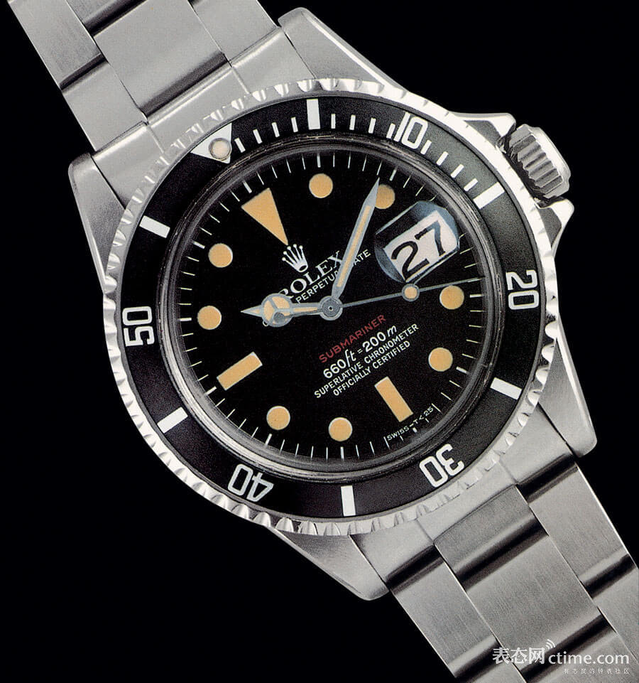 003. rolex-submariner-red-sub-1970 红字的版本被受追捧，也是仿表最爱.jpg