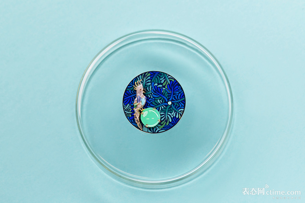 蒂芙尼2026 Blue Book高级珠宝系列Hidden Garden花语秘境“天堂鸟”主题鹦鹉造型腕表 工艺图 (4).jpg