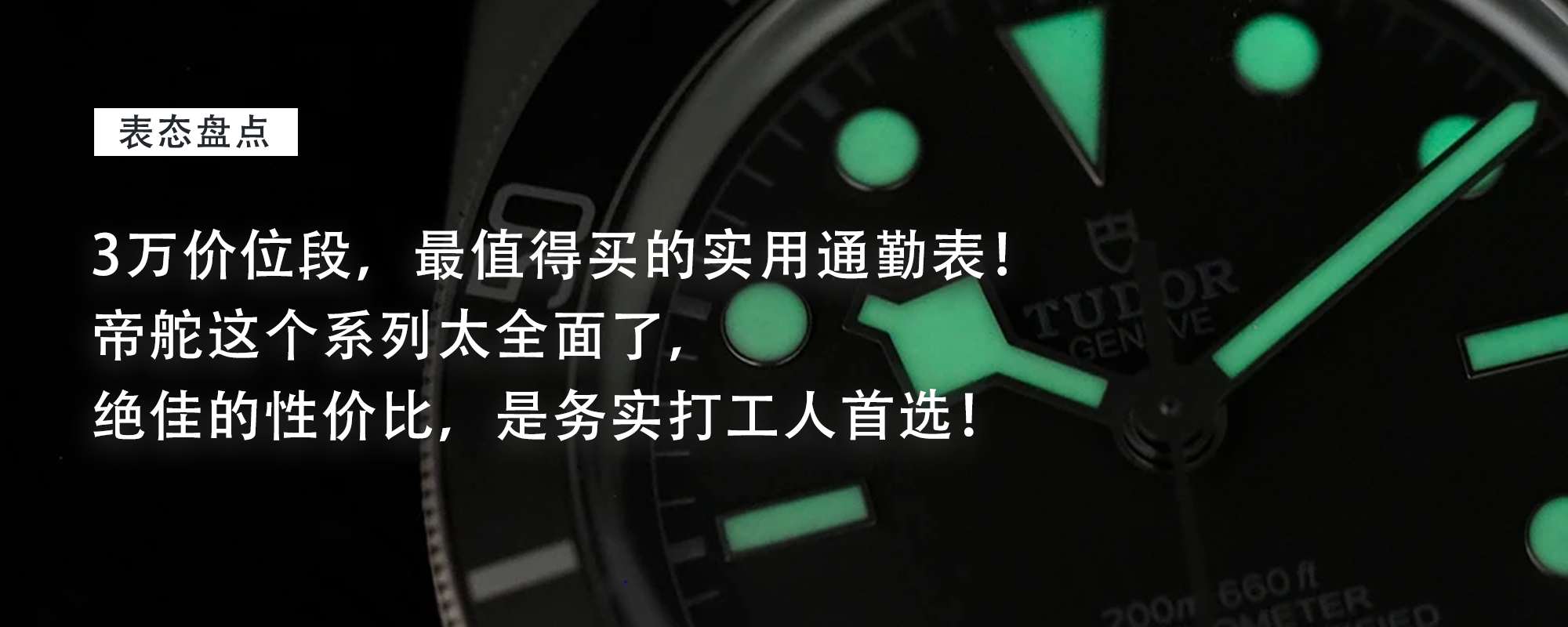 【表态说表】3万价位段，最值得买的实用通勤表！帝舵这个系列太全面了，绝佳的性价比，是务实打工人首选！