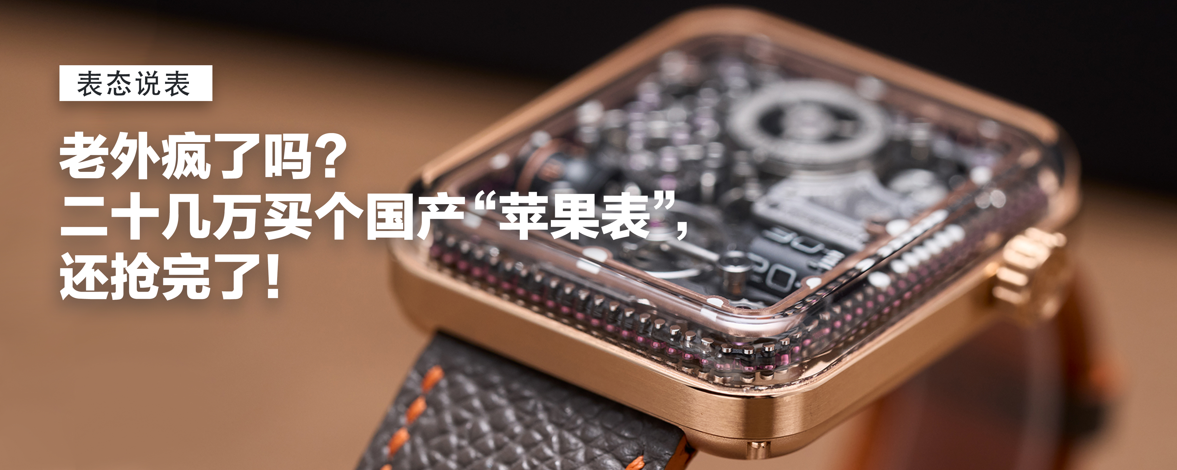 老外疯了吗，二十几万买个国产“苹果表”，还抢完了！