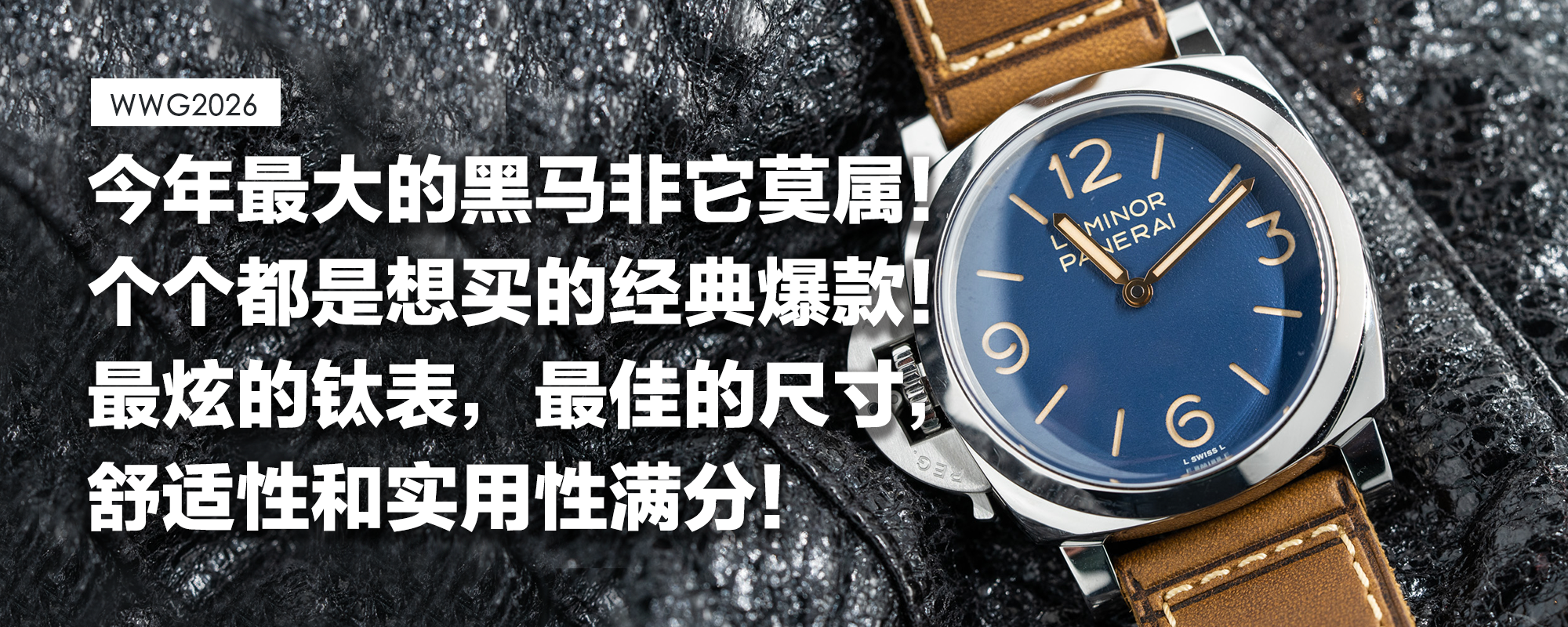 【WWG2026】今年最大的黑马非它莫属！个个都是想买的经典爆款！最炫的钛表，最佳的尺寸，舒适性和实用性满分！
