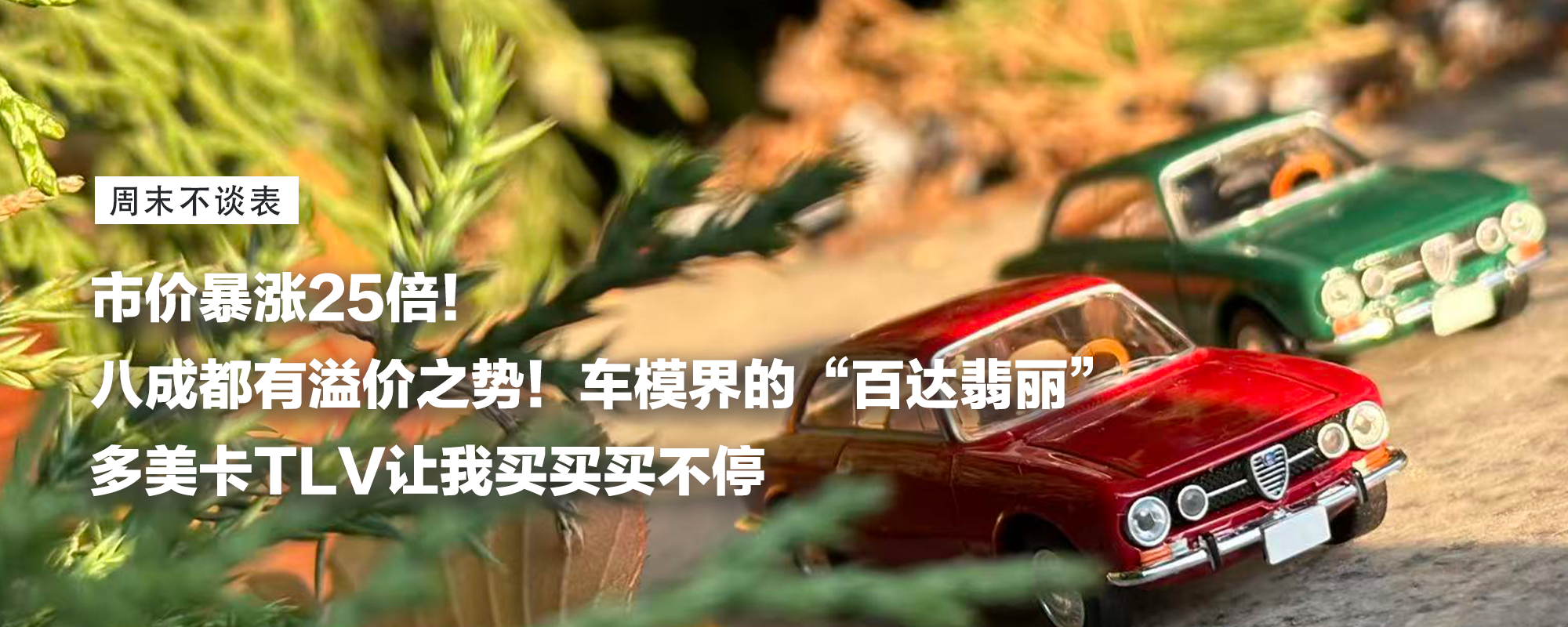 【周末不谈表】市价暴涨25倍！八成都有溢价之势！车模界的“百达翡丽”多美卡TLV让我买买买不停